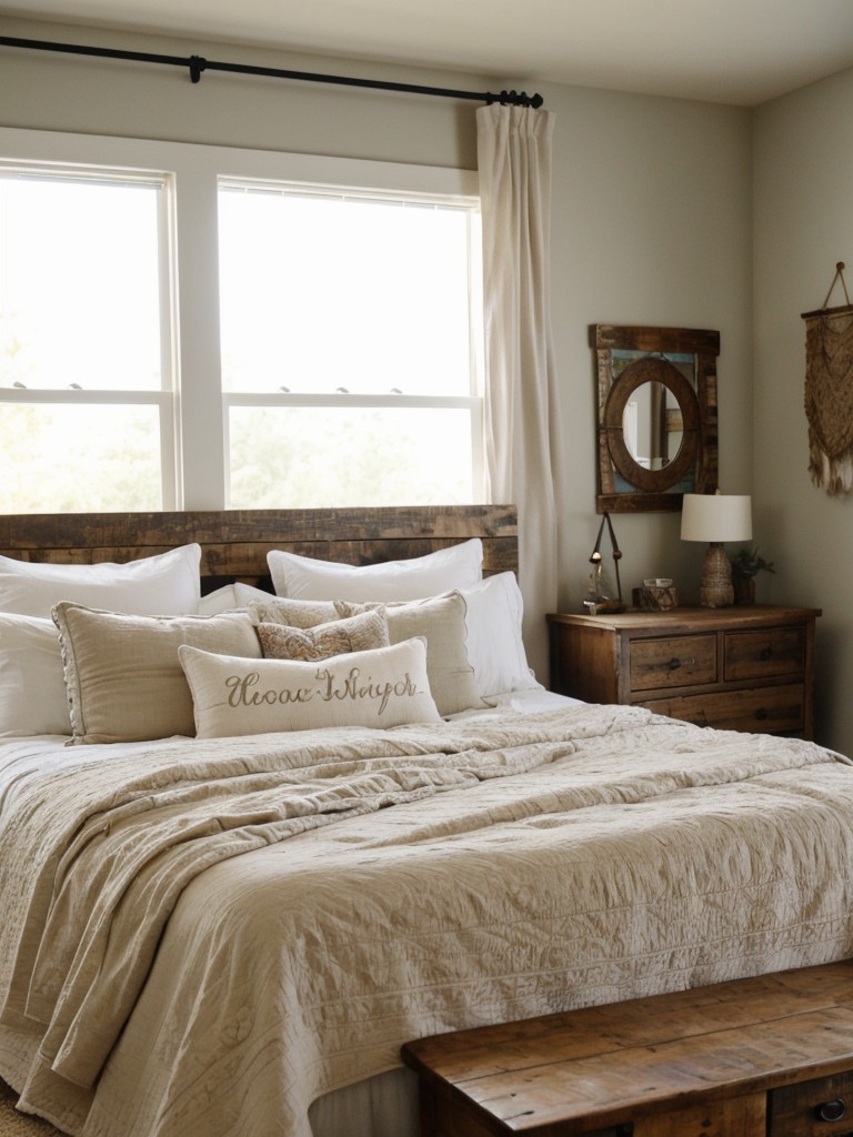 Cozy Rustic Vibes: Transform Your Bedroom into a Boho Haven