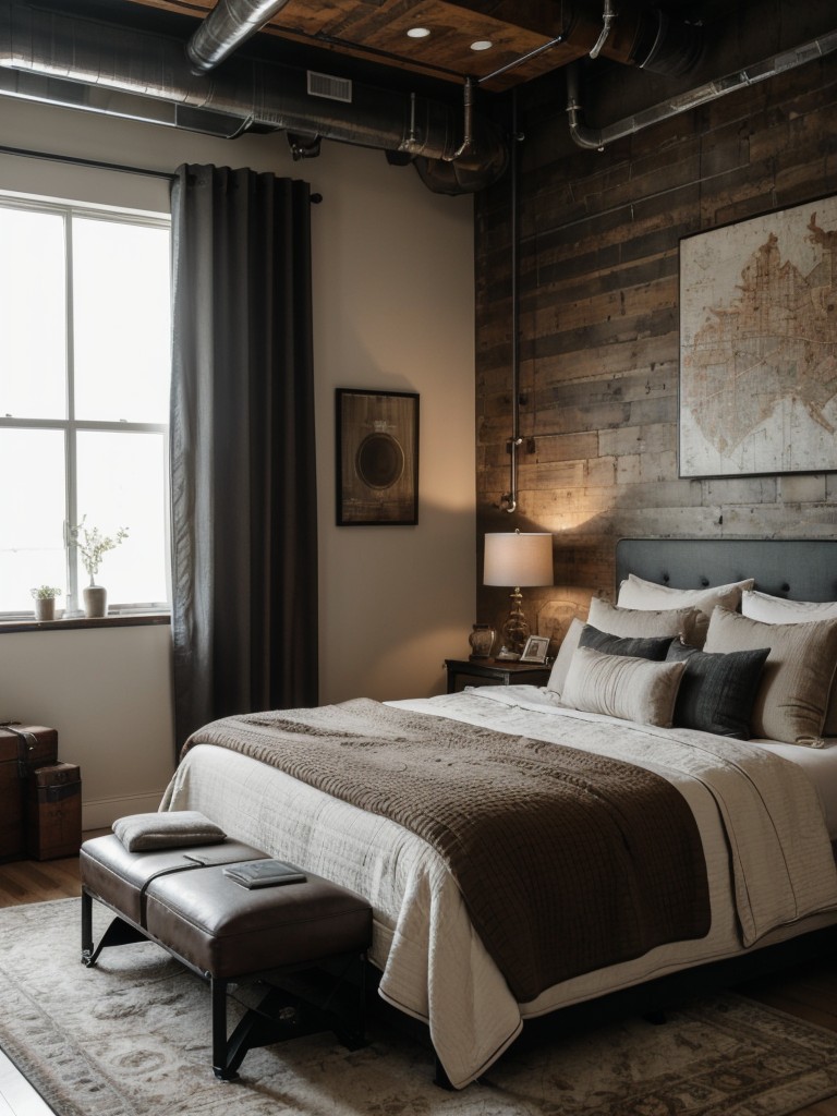 Cozy Industrial: Transform Your Bedroom with Luxe Vibes