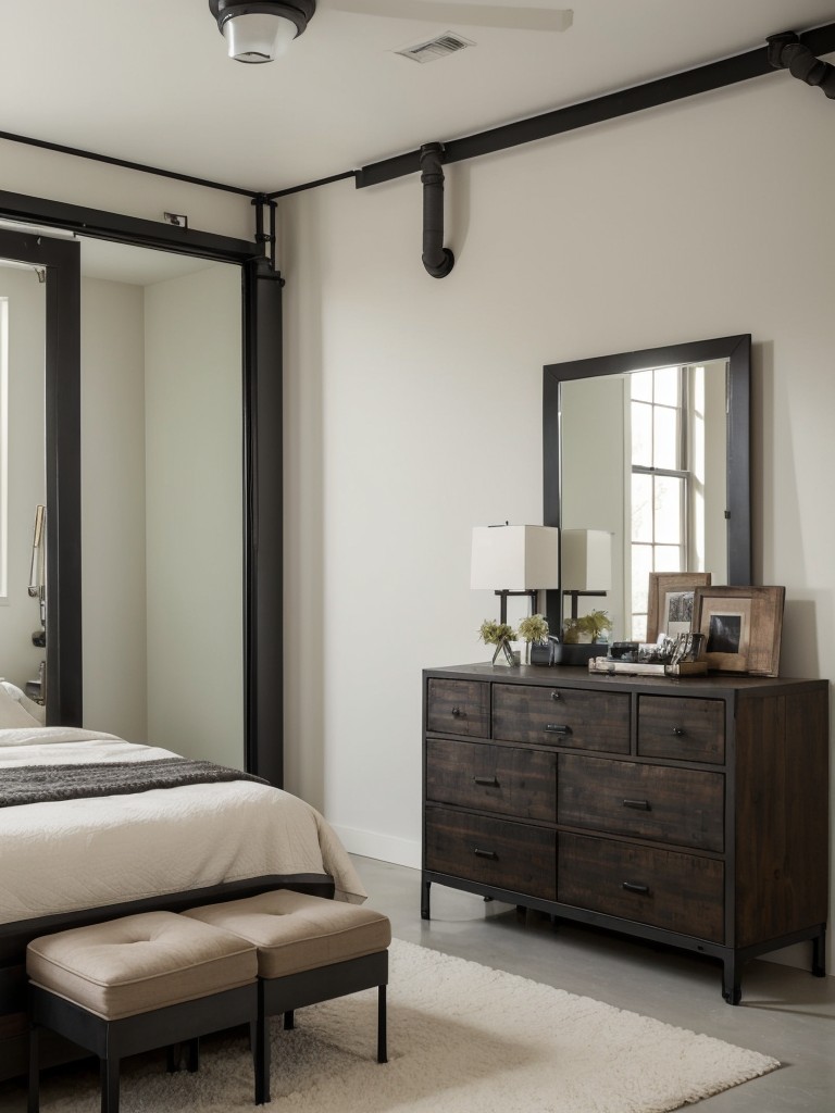 Industrial Chic: Enhance Your Apartment with Mirrors for a Glamorous Touch