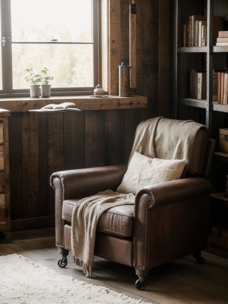 Cozy Industrial Bedroom: Transform Your Apartment with Rustic Charm