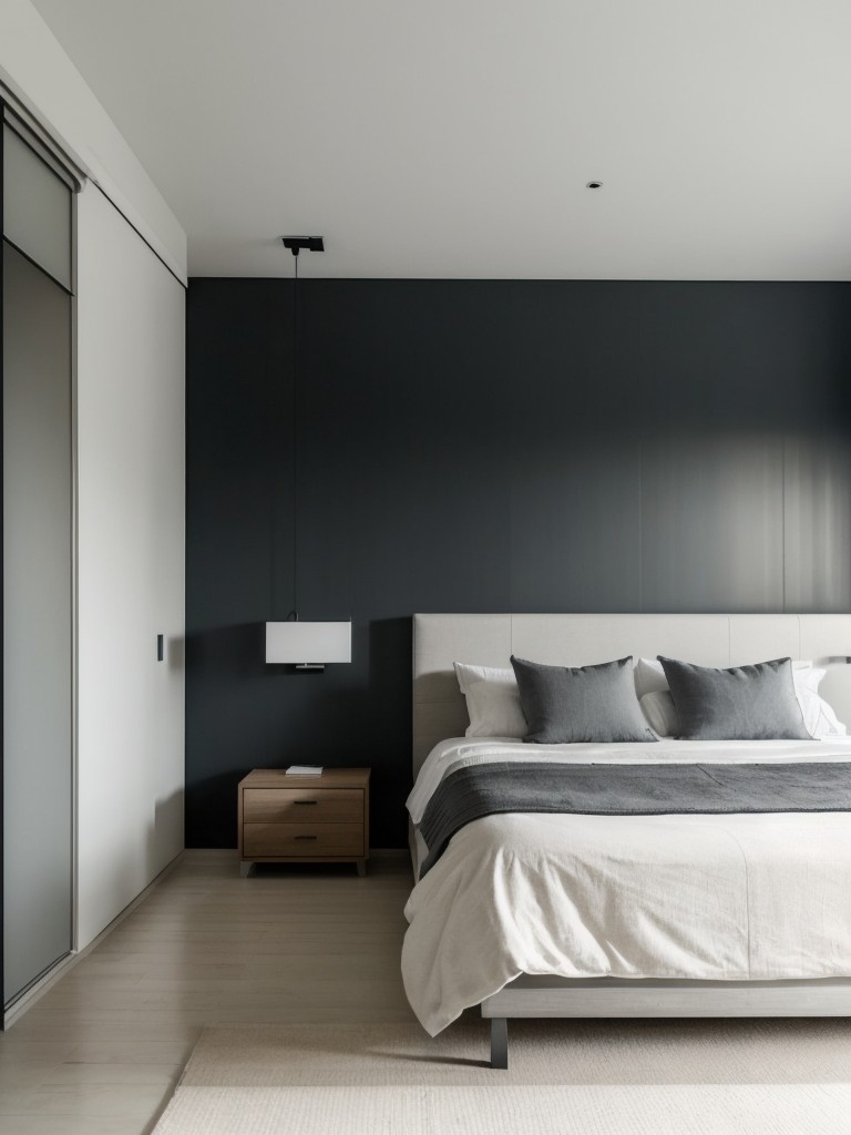 Minimalist Industrial: Elevate Your Apartment with Serene Bedroom Decor