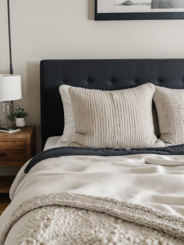 Cozy and Chic: Elevate Your Apartment with Minimalist Industrial Bedroom Decor!