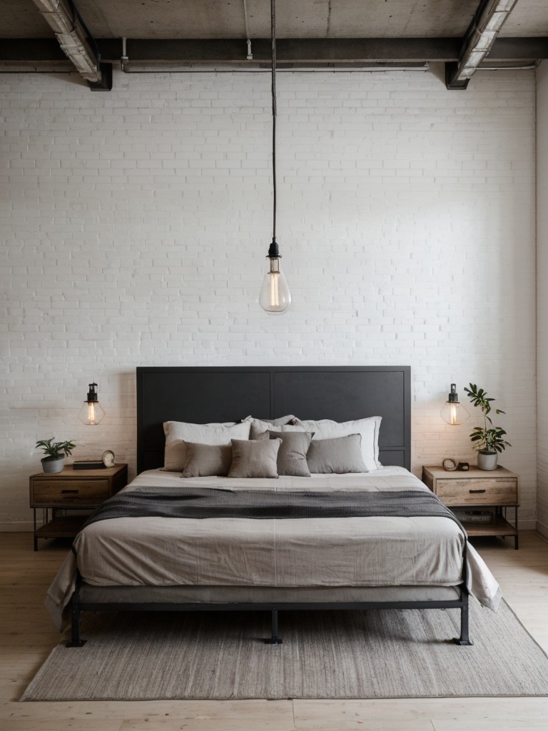 Urban Minimalism: Transform Your Bedroom with Industrial Vibes!