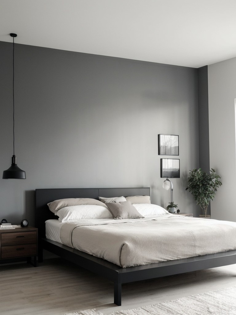 Minimalist Industrial Bedroom: Sleek & Stylish Apartment Ideas