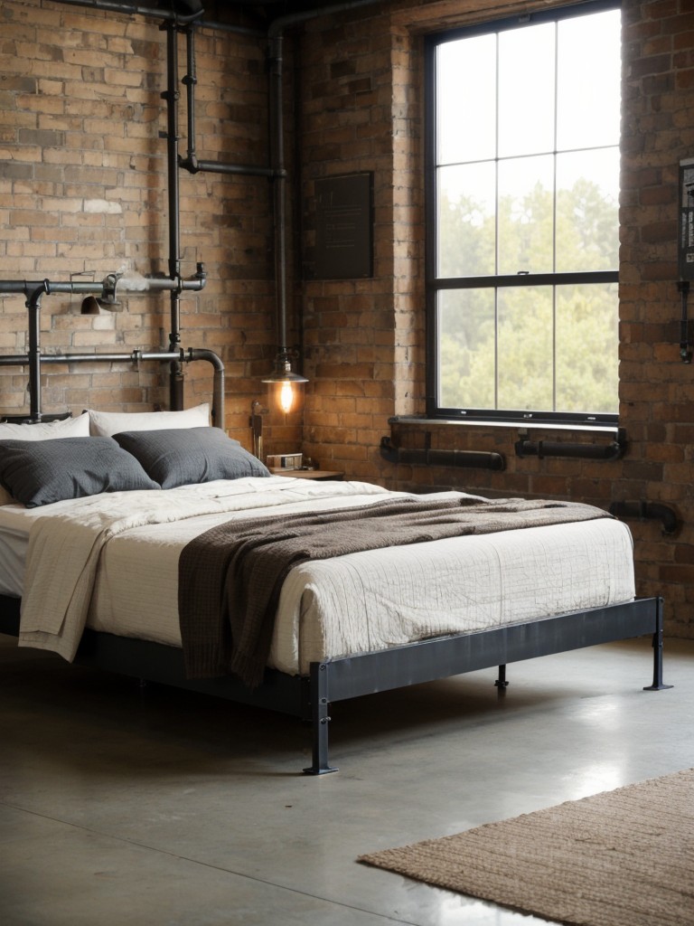 Embrace Industrial Vibes: Transform Your Apartment Bedroom with Style