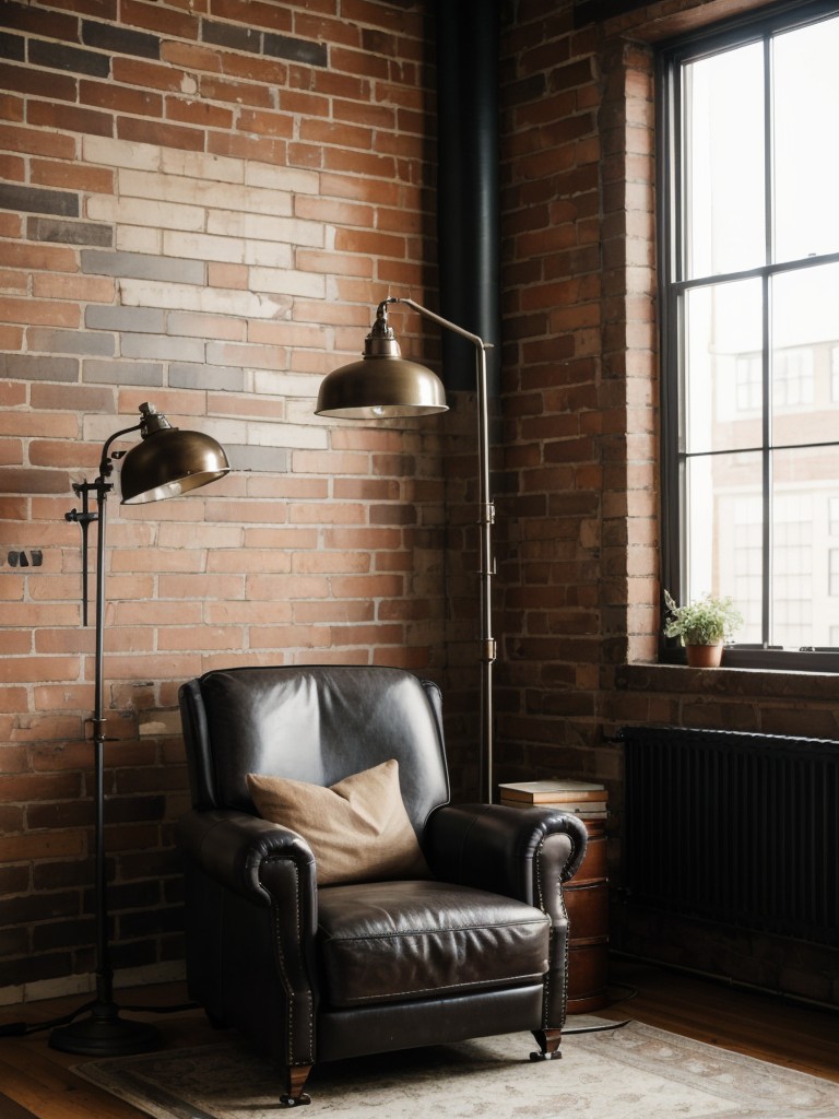 City Chic: Cozy Industrial Bedroom Decor for Apartment Living.