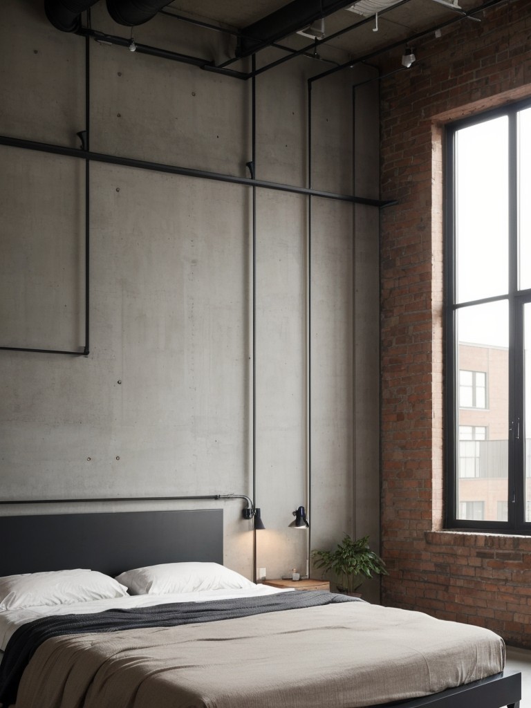 Industrial Chic: Stylish Apartment Bedroom Ideas