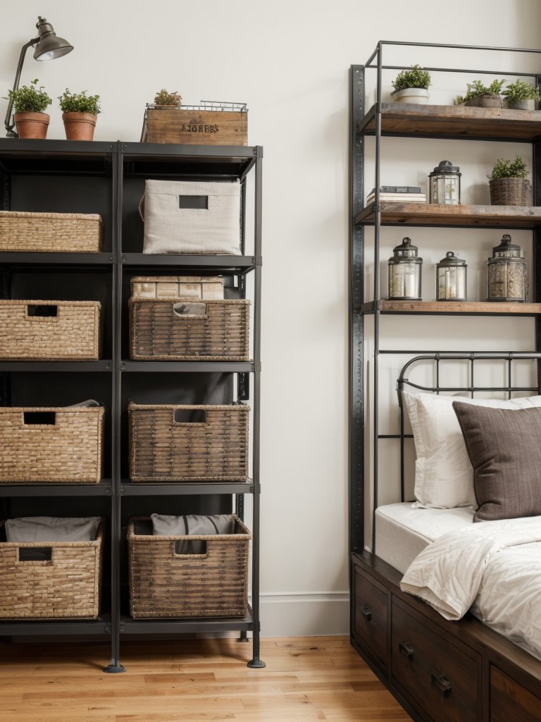 Industrial Chic: Transform Your Apartment with Urban Bedroom Decor.