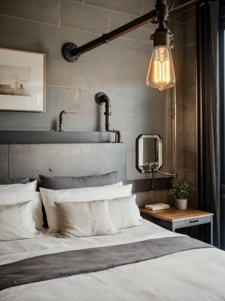 Small Space Style: Industrial Bedroom Decor Ideas for Apartments