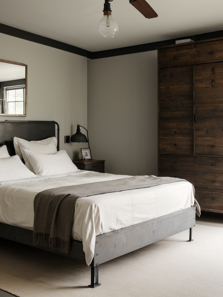 Industrial Chic: Transform Your Bedroom with Vintage Vibes