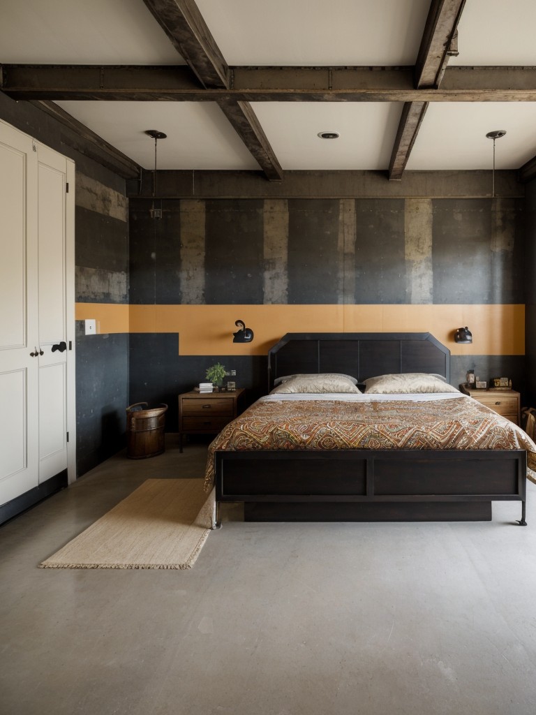 Vintage Industrial: Transform Your Apartment with Statement Wallpaper