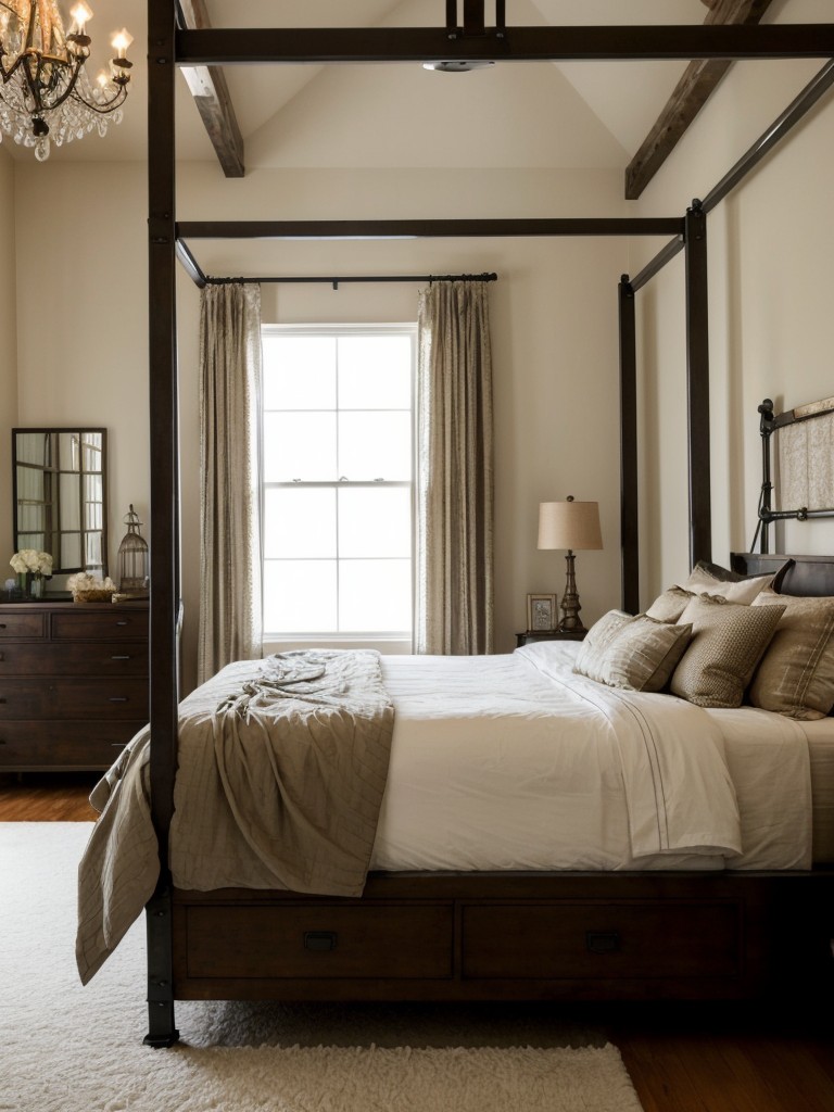 Rustic Chic: Transform Your Bedroom with Vintage Industrial Vibes