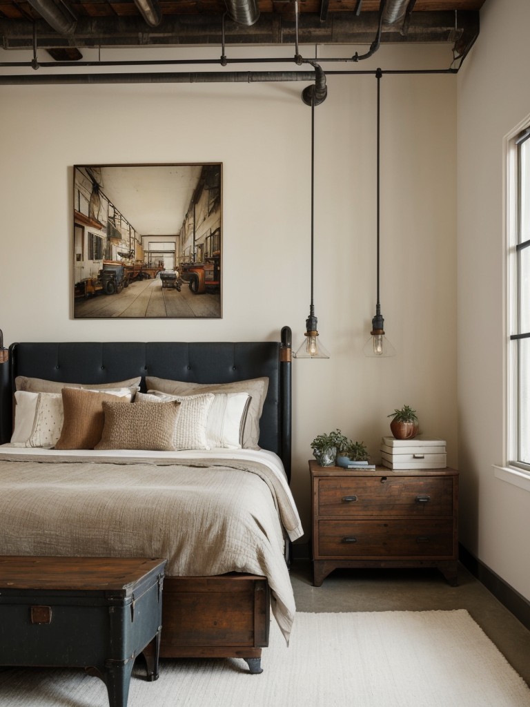 Vintage Industrial Vibes: Elevate Your Apartment Style!