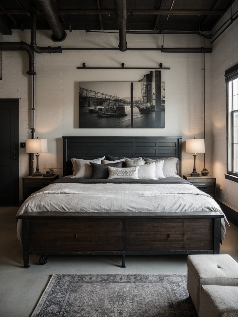 Rustic Chic: Create a Vintage Industrial Bedroom