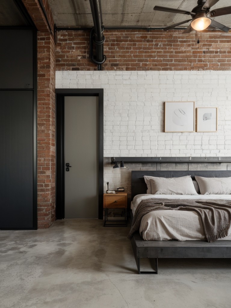 Urban Oasis: Create a Stylish Apartment with Exposed Brick and Concrete Floors