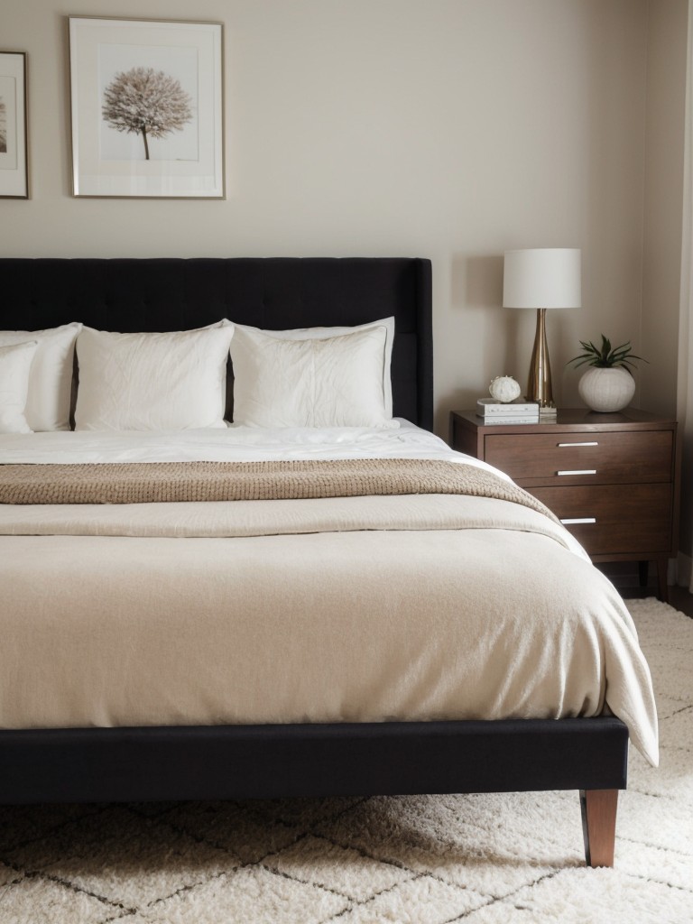 Luxurious Bedroom Makeover: Elevate Your Space with a Stylish Area Rug!