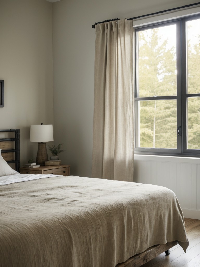 Organic Oasis: Transform Your Bedroom into an Industrial Zen Haven