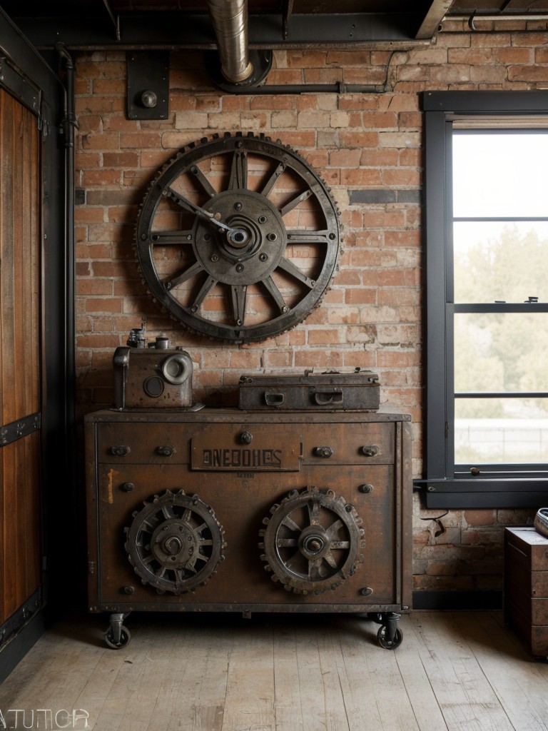 Vintage Industrial Charm for Your Bedroom Decor