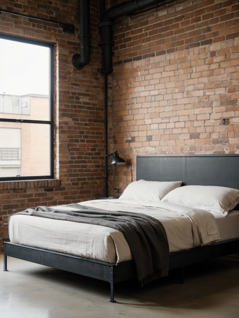 Urban Chic: Transform Your Bedroom with Industrial Revival.