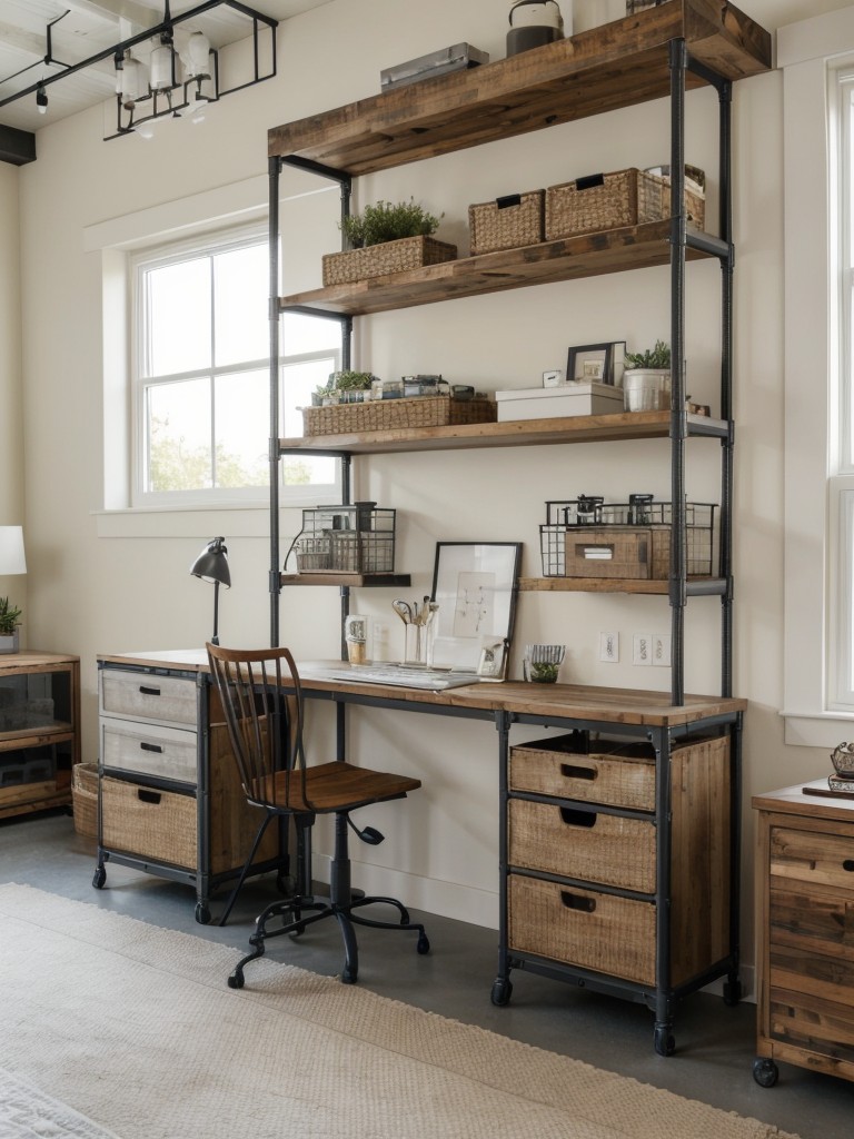 Revamp Your Bedroom. DIY Industrial Chic with Multifunctional Furniture & Modular Pieces.