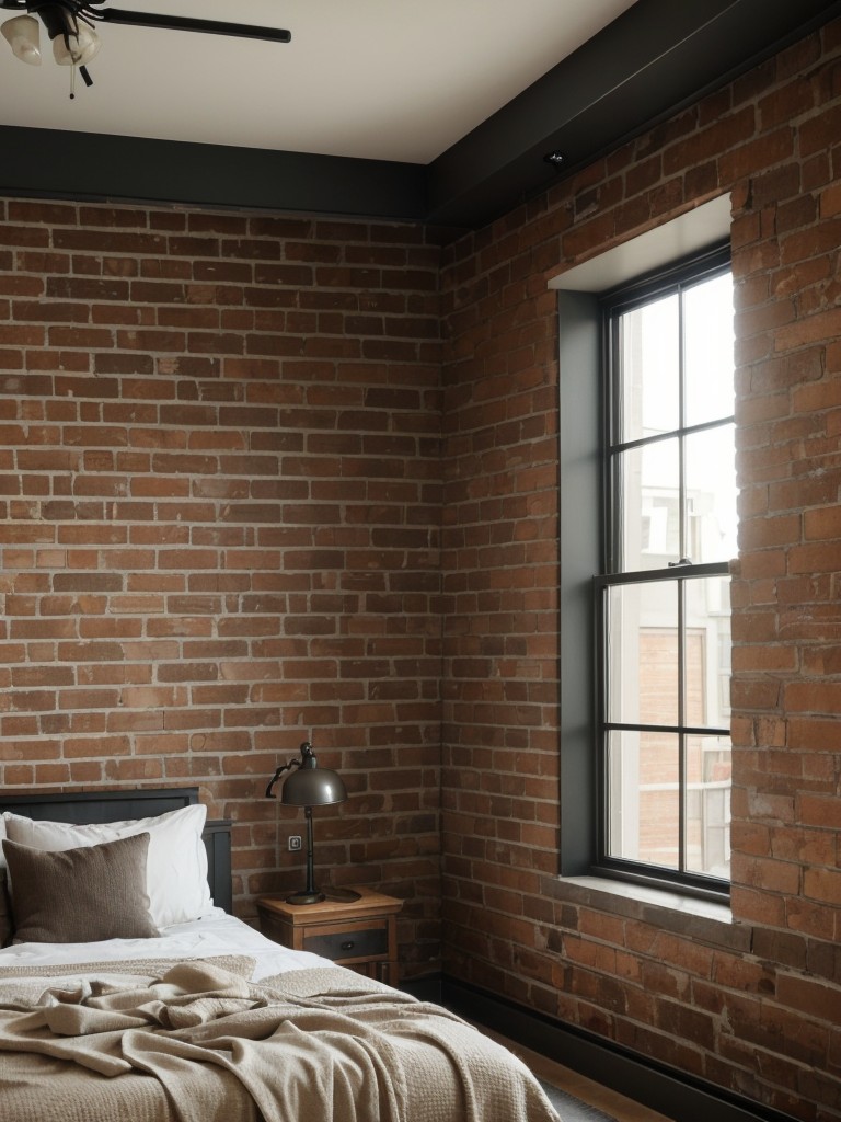 Industrial Chic: Transform Your Apartment with Faux Brick Wallpaper