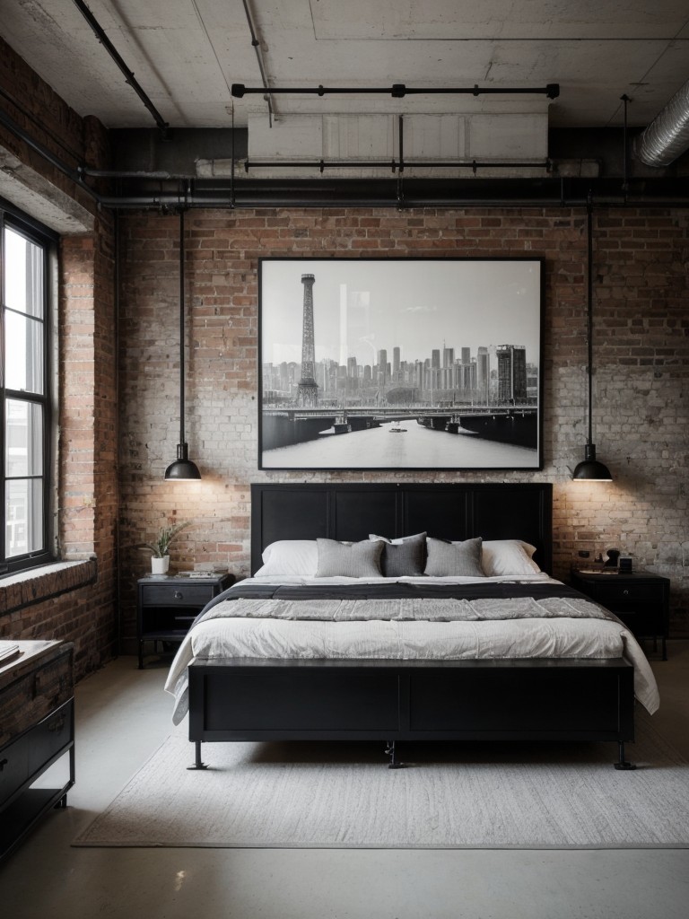 Urban Chic: Elevate Your Apartment with Industrial Bedroom Design