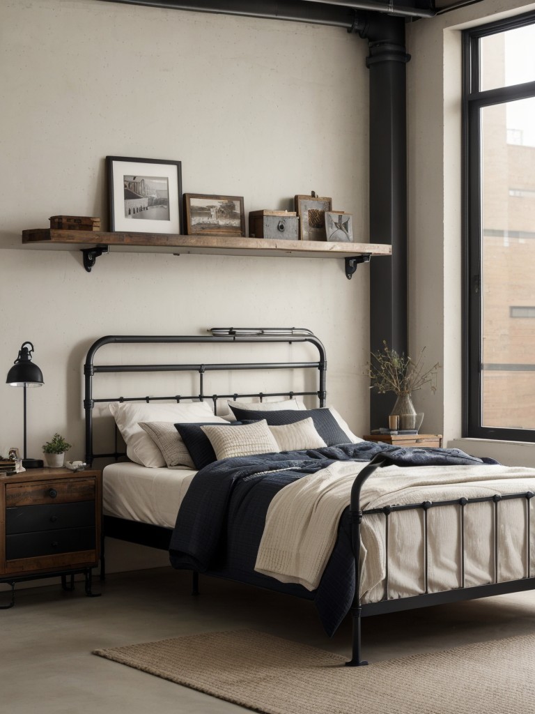 Industrial Chic: Transform Your Bedroom with Metal Accents