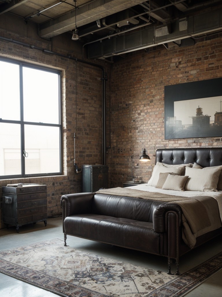 Industrial Chic: Elevate Your Bedroom with Factory Flair!