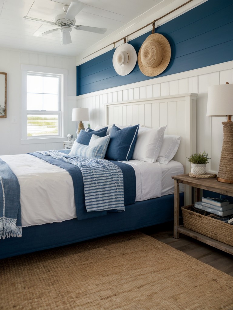 Coastal Retreat: Create a Serene Bedroom with Cool Blues & Nautical Decor