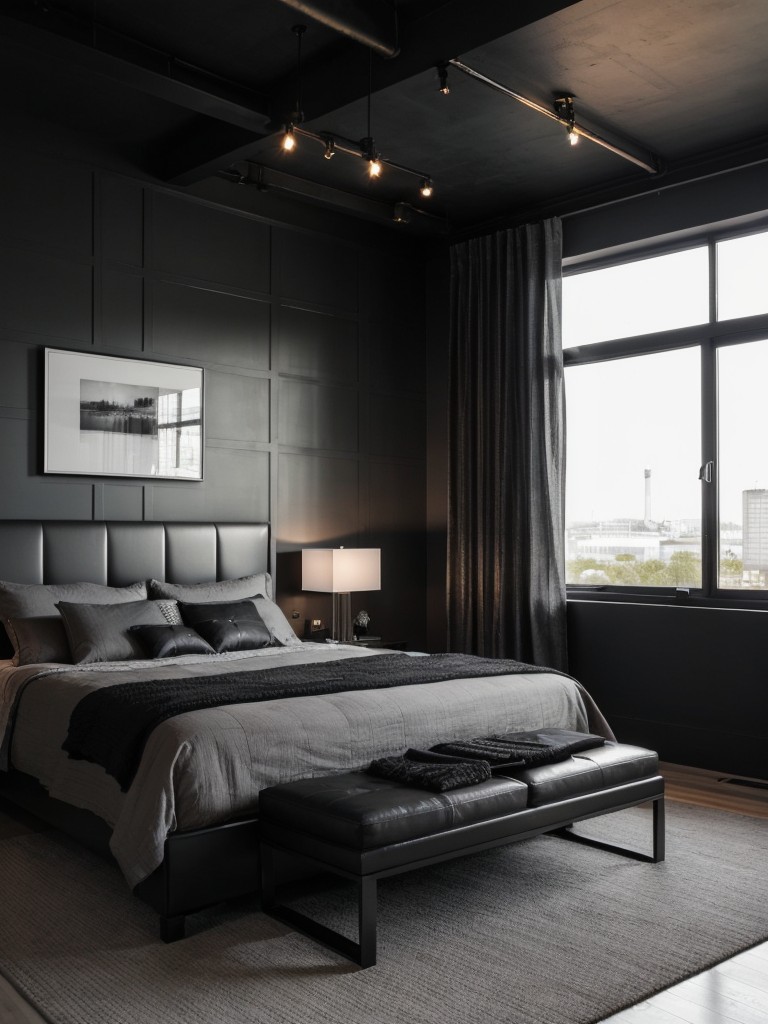 Bold & Stylish: Masculine Industrial Bedroom Vibes