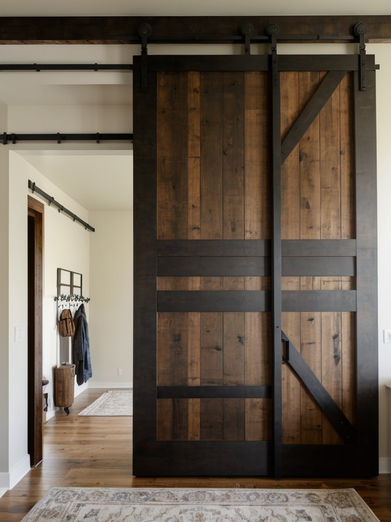 Maximize Space with an Industrial Barn Door in Your Bedroom!