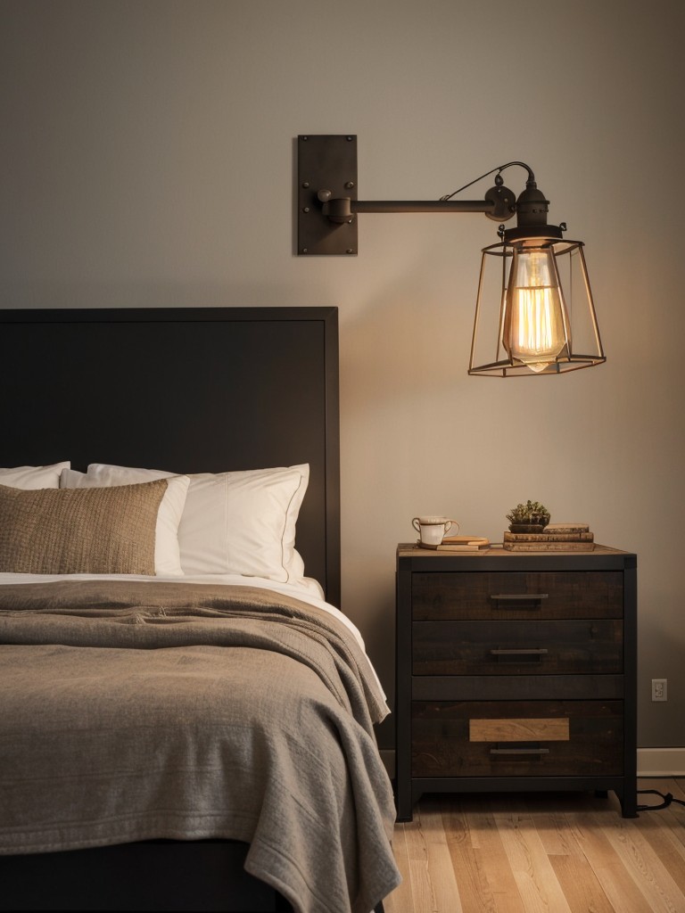 Cozy and Stylish Apartment: Design a Masculine Industrial Bedroom