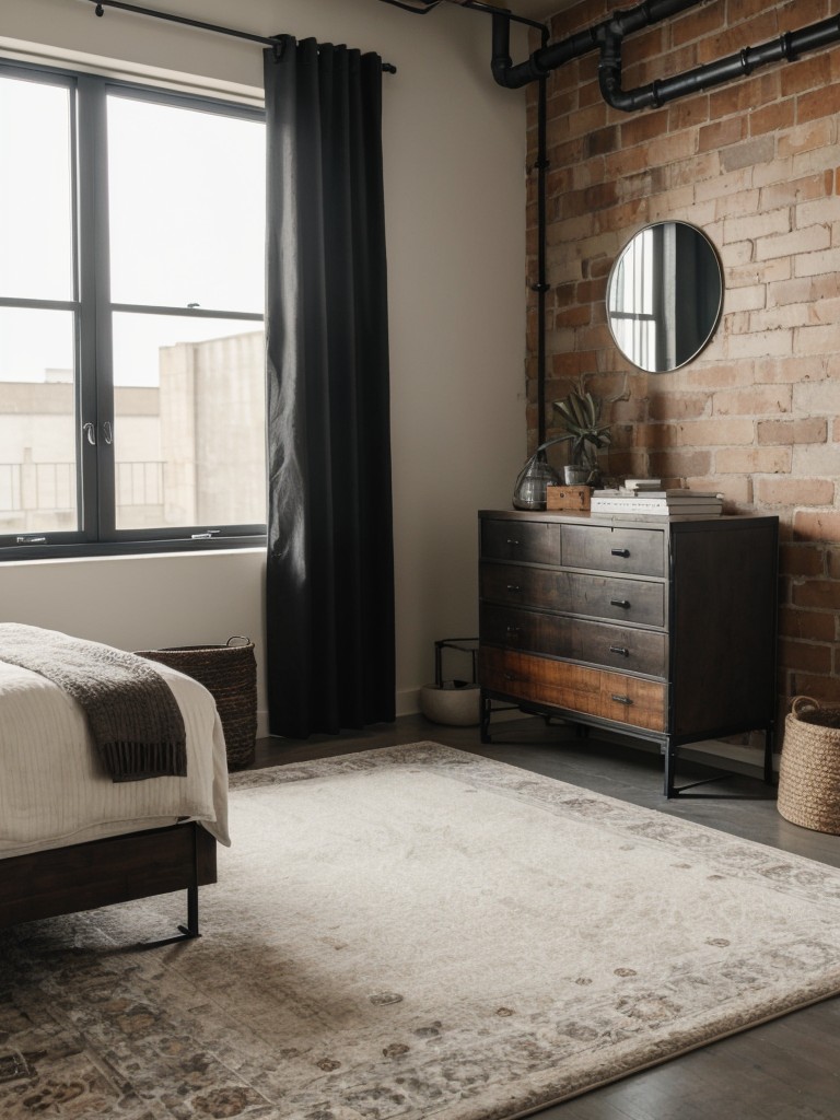 Cozy & Bold: Industrial Chic Bedroom Inspo