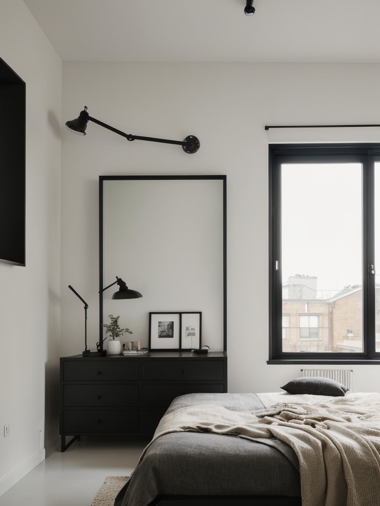 Bold & Stylish: Industrial Apartment Bedroom