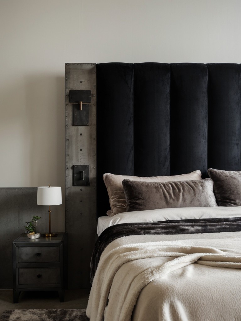 Industrial Chic: Elevate Your Bedroom with Soft Textures