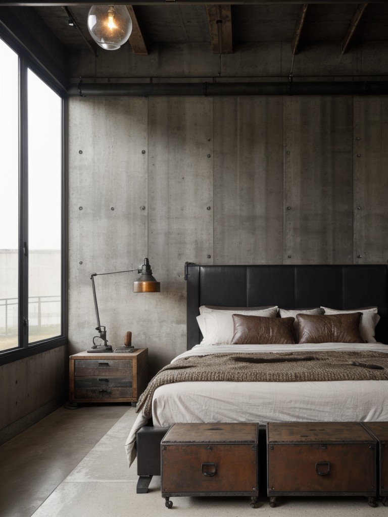 Stylish Apartment Inspo: Industrial Chic Bedrooms