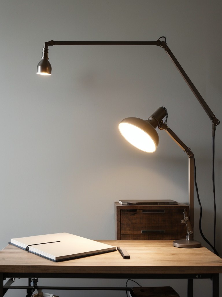 Modern Industrial Vibes: Transforming Bedroom into a Trendy Workspace