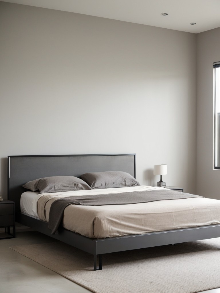 Industrial Chic: Create a Trendy Bedroom with Sleek Minimalism!