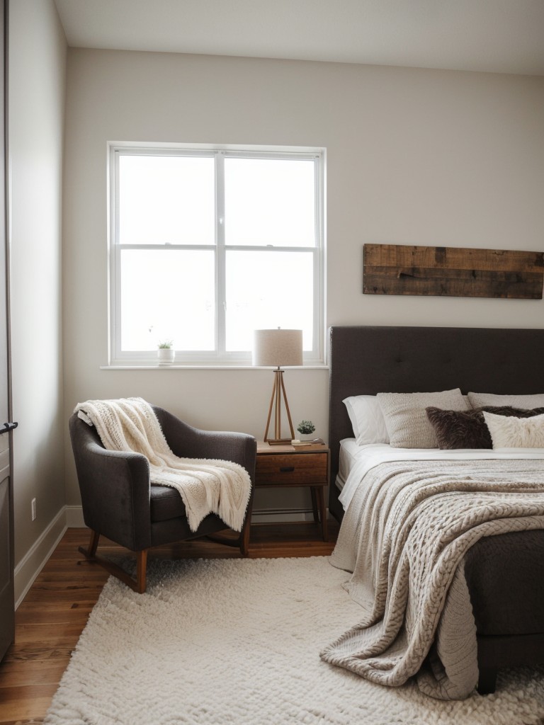 Cozy Chic: Add Warmth to Your Industrial Bedroom