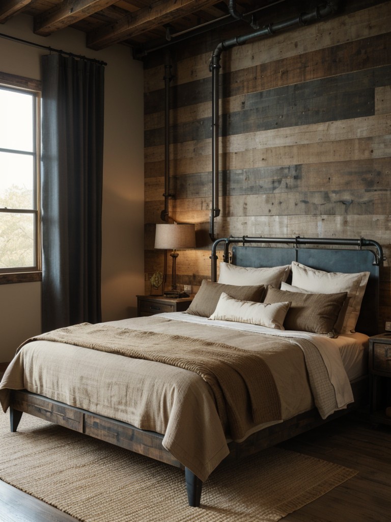 Cozy Rustic Vibes: Transform Your Apartment with Warm Industrial Decor