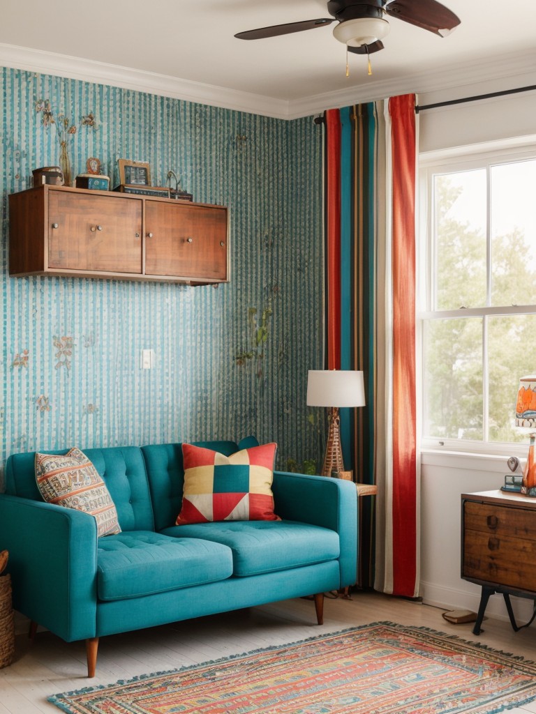 Retro Revival: Bring Back the Vibrant Nostalgia in Your Apartment!