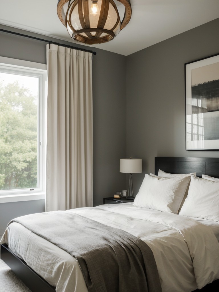 Industrial chic: Transform your bedroom with soft lighting