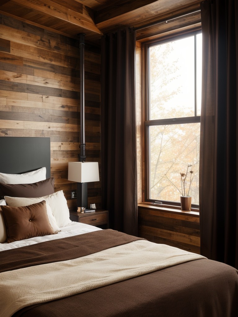 Cozy Apartment Vibes: Create a Top-Notch Bedroom Space with Earthy Tones.