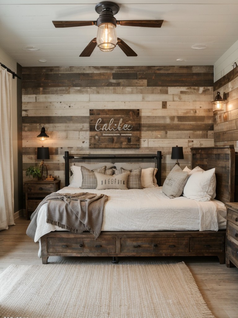 Rustic & Cozy: Farmhouse-Inspired Apartment Bedroom Ideas