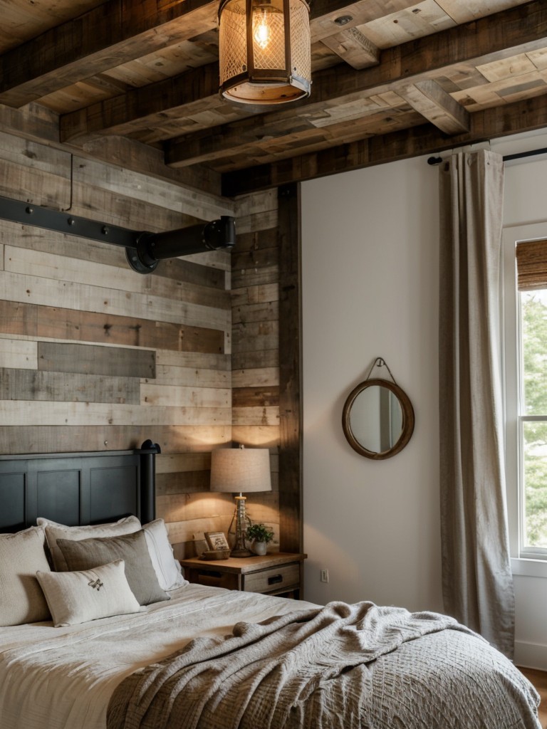 Cozy Chic: Transform Your Bedroom with Industrial Whimsy!