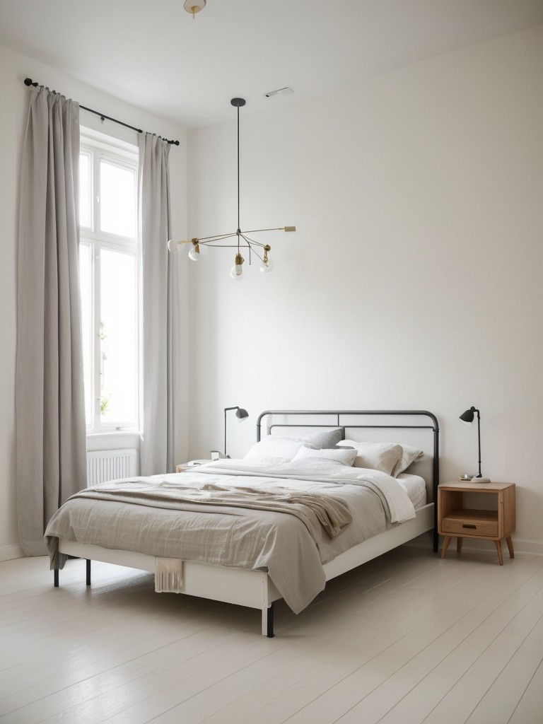 Minimalist Scandinavian Apartment: Whimsical Bedroom Inspiration!