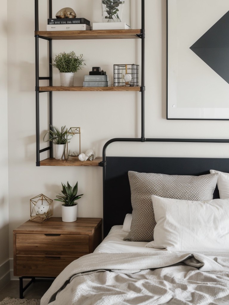 Chic & Sleek Apartment Style: Industrial Whimsy Bedroom Decor Ideas