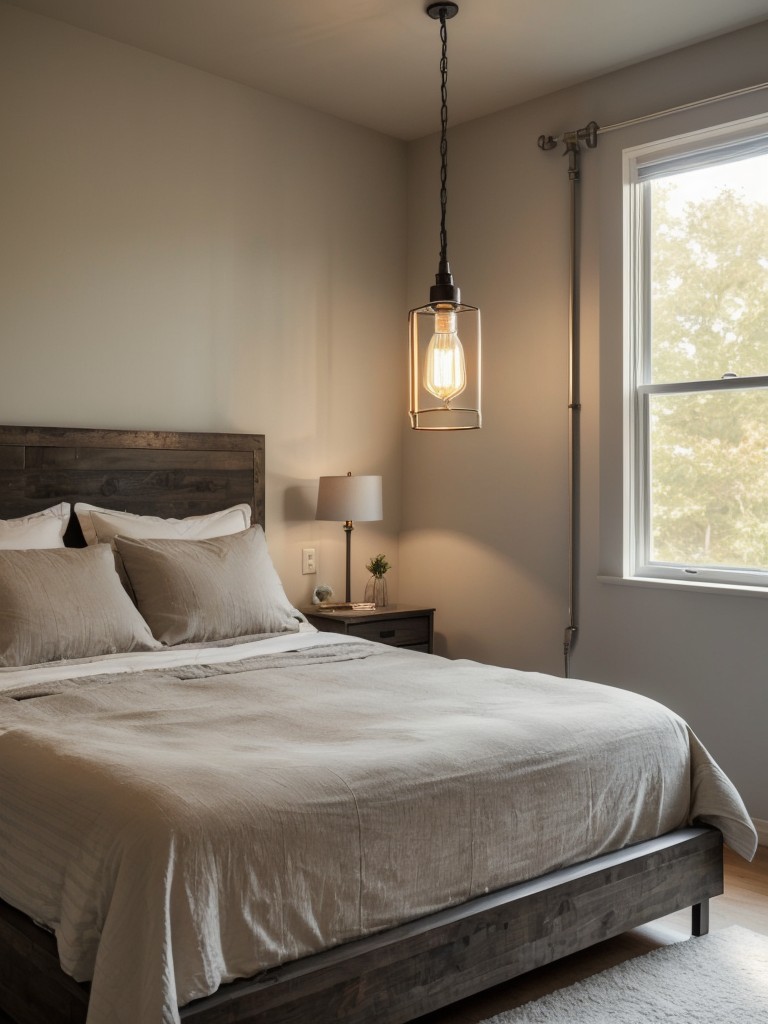 Bedroom Bliss: Transform Your Space with Industrial Lighting!