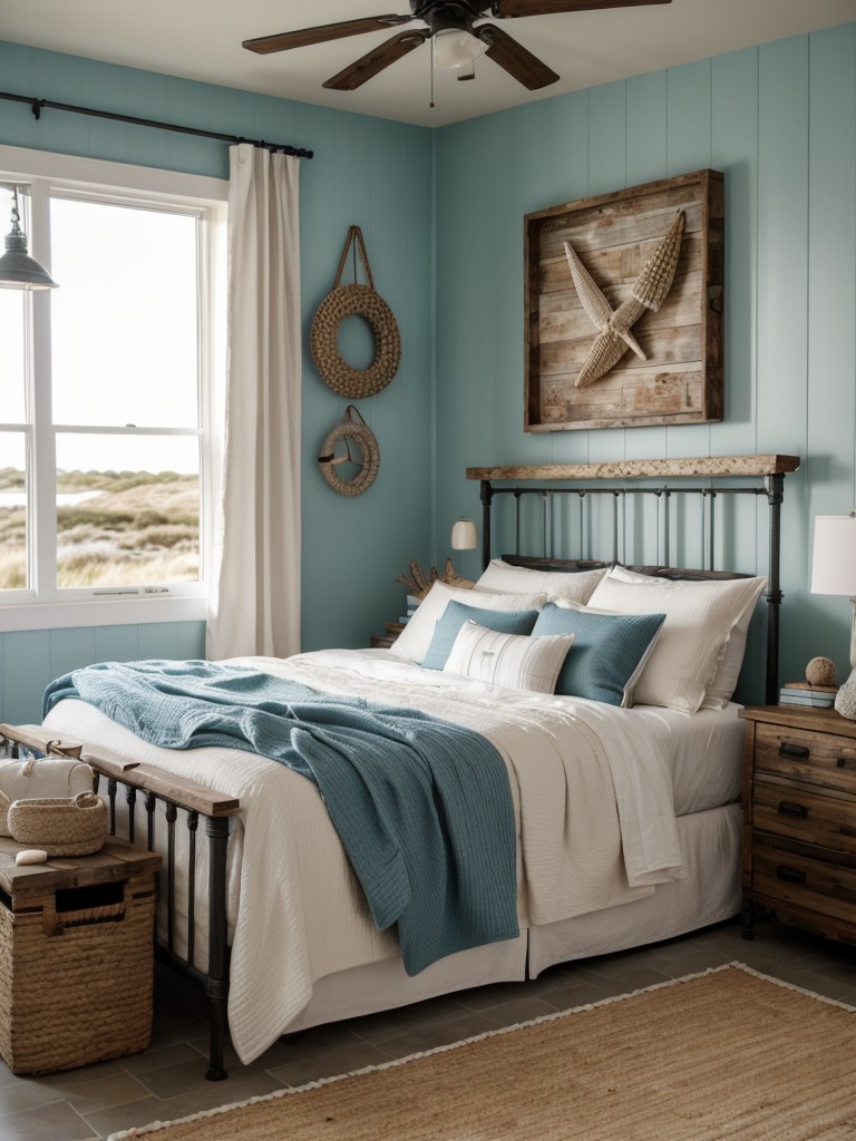 Industrial meets coastal: Create a personalized apartment with light tones and nautical touches!