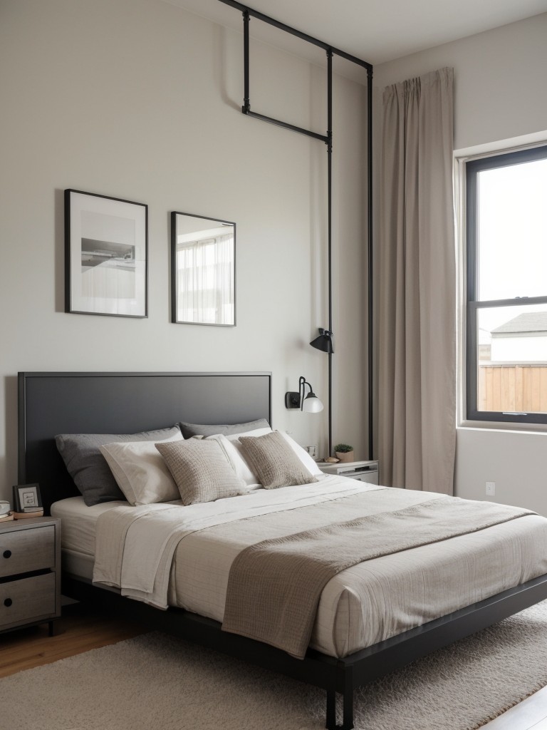 Modern Minimal: Create an Industrial Bedroom with Chic Metal Accents